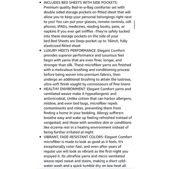 Cal-King Comfort Sets Luxury Softest Coziest 8-Pcs - Picture 16 of 16